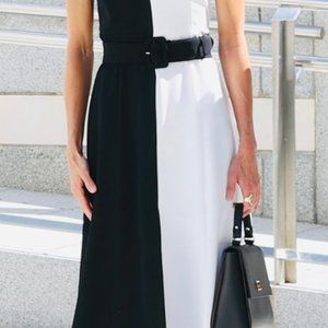 NWT Mango Bicolor Dress (without belt)